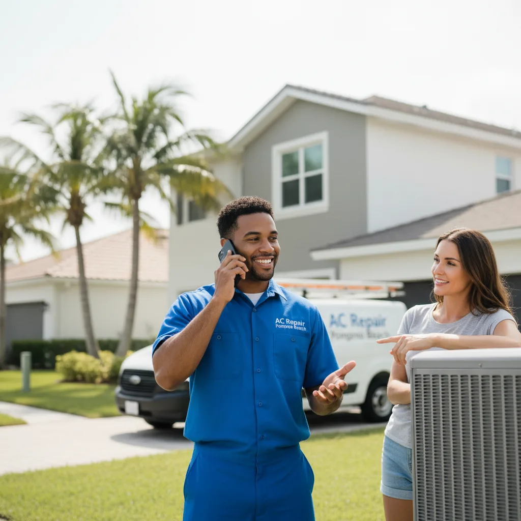 AC Repair Pompano Beach customer support in West Jordan